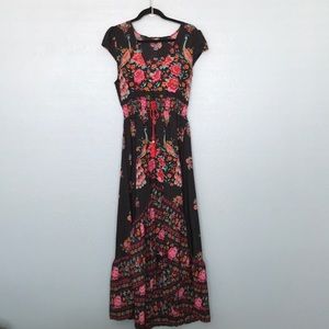 Black Bohemian style dress